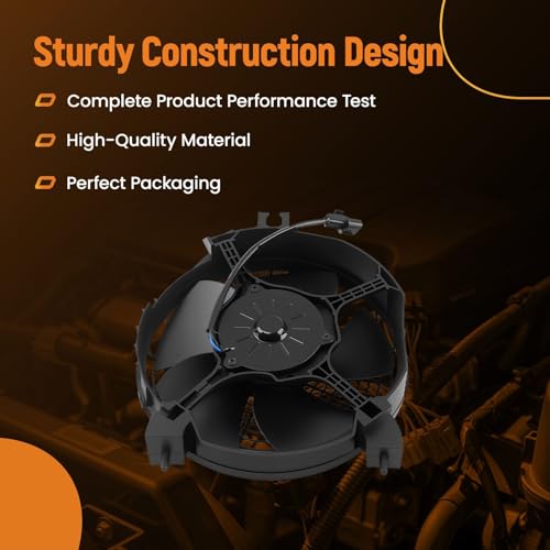 Image of maXpeedingrods Radiator Cooling Fan Assembly for Mitsubishi Pajero Sport L200 Triton MN123607