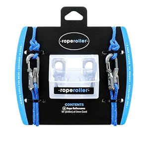 Roperoller Herramienta de apriete de cuerda y tensor, paquete de 6 con tecnología Rollercam, amarre resistente para camping, lonas, líneas de sujeción, navegación y equipo al aire libre, incluye cable