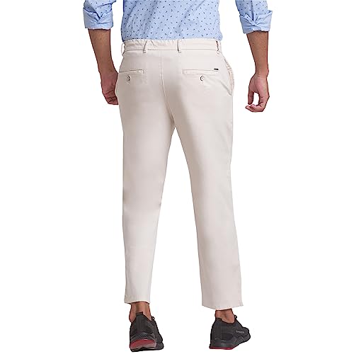 Image of Parx Men's Regular Fit Cotton Casual Pant (XMTZ03357K8 Black)