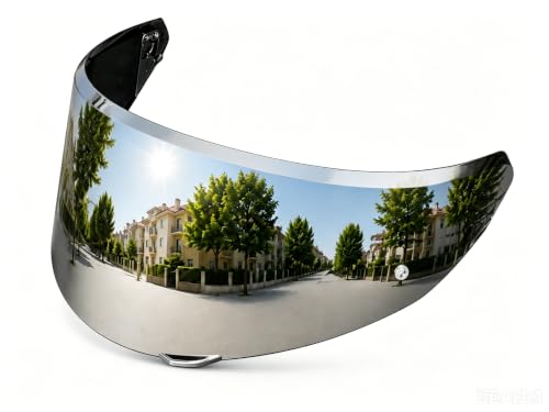 Image of PSLER Helmet Visor for K3 DOT(E2206),Only for S /M /L Size,Silver | Only for S /M /L K3 Helmet Size,Impact-Resistant,UV400 Protection, Motorcycle Tinted Face Shield for K3 DOT(E2206) Replacement
