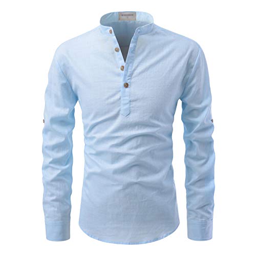 Image of Cotton 4 Button Kurta For Men