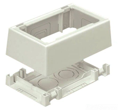 Panduit Jb1Fsiw-A 1-Gang Snap Together Outlet Box, Off White, 2-Piece #TOP3