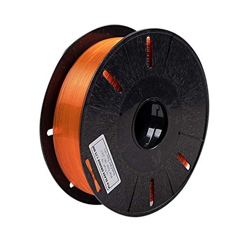 Image of Tesseract Premium PLA + 1.75mm 3D Printing Filament | Dimensional Accuracy + /- 0.03mm | Compatible with Most FDM Printers | 1 KG 3D Printer Filament - PLA Glass Orange (Quantity 1)