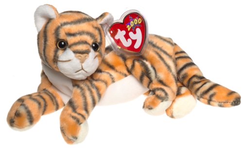stripes beanie baby