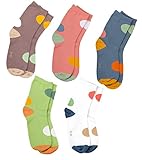 Maiwa Ni&ntilde;os calcetines de algod&oacute;n sin costuras para las ni&ntilde;as 5 Pack (ni&ntilde;os grandes 30-33...