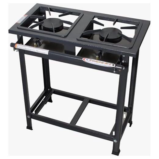 Fogão Industrial 2 Bocas Alta Pressão 30X30 Linha Economic