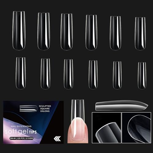 1ボックスクリアな虚偽の爪のフルカバーは、人工ソフトジェルのヒントマニキュア用品にプレスに固執する