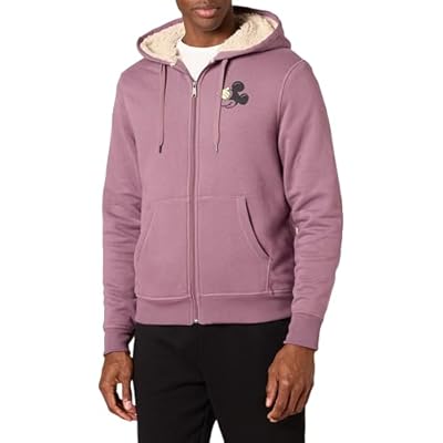 Amazon Essentials Disney | Marvel | Star Wars Sudaderas con Capucha, Cremallera Completa y Forro Sherpa Hombre, Mickey, L | Ya disponible en tu tienda friki favorita! En mundofriki.es!