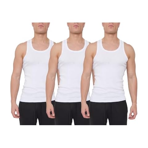 ArkXani Men's Sleeveless Cotton Tank Tops Cover