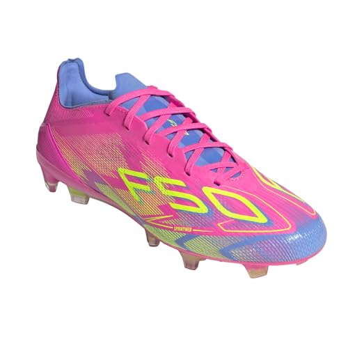 adidas Mens F50 Pro Firm Ground Soccer Cleats - Pink - Size 9 M2