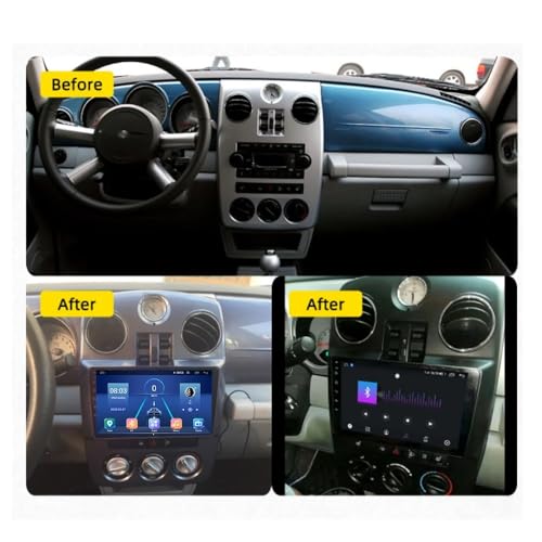 Autoradio Android 12 Chrysler Pt Cruiser 2000-2010 avec Android Auto et OBD2 - 2