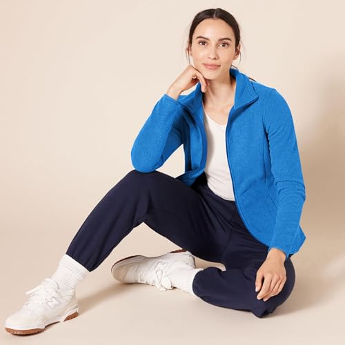 Image of Amazon Essentials Women's Classic-Fit Full-Zip Polar Soft Fleece Jacket, Outerwear Coat with Cuffs (Available in Plus Size)