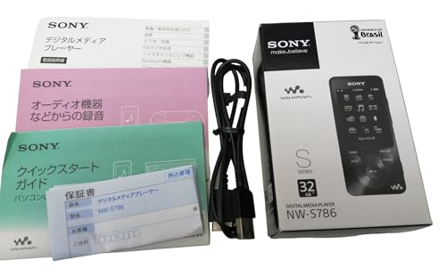 SONY ウォークマン Sシリーズ <メモリータイプ> 32GB ブラック NW-S786/B