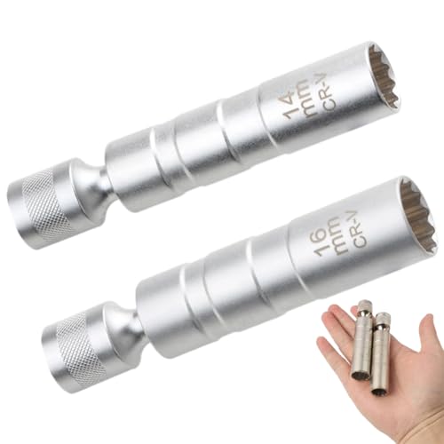 【Flessibilità】: il connettore della candela è ruotabile di 360 gradi e offre quindi una migliore manovrabilità, consentendo di raggiungere anche i punti difficili da raggiungere.