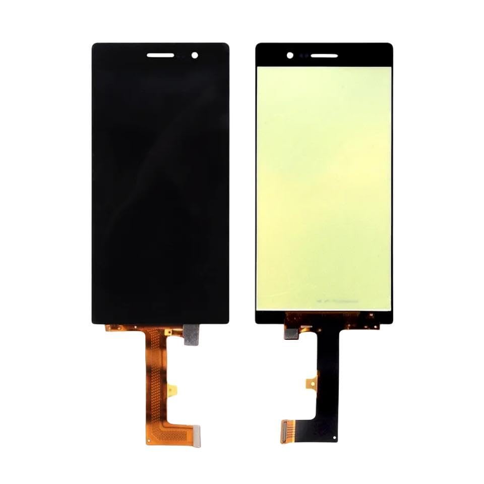 SHOWGOOD - Pantalla LCD para Huawei Ascend P7 P7-L00 P7-L05 P7-L10 con digitalizador de pantalla táctil para Huawei Ascend P7 LCD piezas de repuesto (negro sin marco)