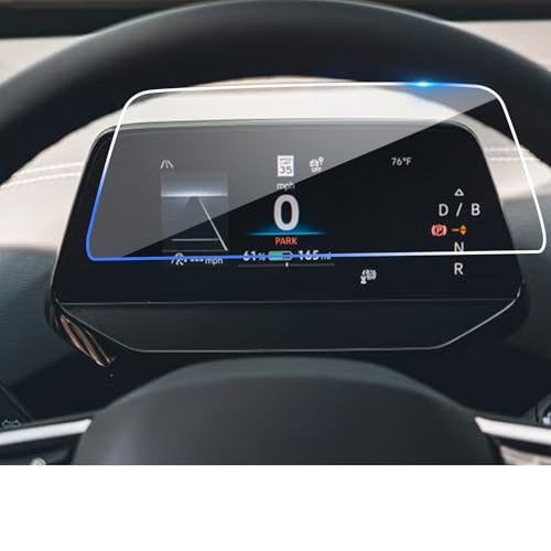 TTCR-II Compatible with 2021-2024 2025 Volkswagen ID.4 Dash Screen Protector 5.3 Inch, for VW ID4 Screen Protector, Tempered Glass Dashboard Touchscreen Flim for ID 4 1st Edition/Pro/Pro