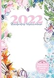  Planificateur Hebdomadaire Français 2022: Agenda Semainier Créatif Avec Des Illustrations à l\'Aquarelle I Notes I Bucket List I Bullet Planner Cadeau Maman I Dotgrid Journal Floral Pour La Femme