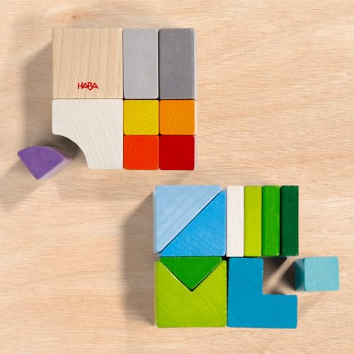 305463 – Gioco di letture 3D, giocattolo in legno da mettere e impilare, 19 mattoncini in legno, 10 biglietti per la riproduzione, giocattoli dai 3 anni in su - Lego - Immagine 2