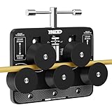 YHDD Rohrrichter Für Durchmesser Von 4.7 mm to 25.4 mm, Einstellbares Richtwerkzeug Für Bremsleitungsschläuche, Rohrrichter Für Kupfer-, Aluminium- Und Stahlrohre, Gebogene Rohre, Kraftstoffleitungen