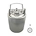 CRBrewBeer 304 Stainless Steel 2.65 Gallon Mini Ball Lock Keg,Beer barrel with ball lock post System For HomeBrewing Beer Brewing,Strap Handle(10L(2.65 Gallon))