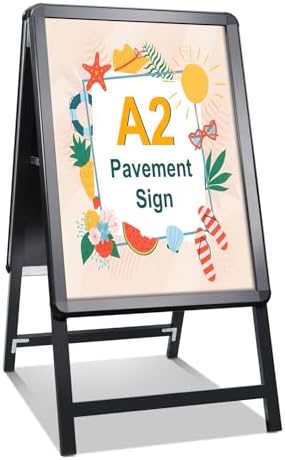 Wegbordteken Frame Tekenbord Dubbelzijdig Display A-Board Poster Stand