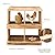 Nesting Boxes for Chickens - Wooden Chicken Nesting Box for Poultry Heavy Duty 4 Compartments Laying Eggs Nest Box Wall Mount for Chickens, Hens, Ducks