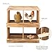 Nesting Boxes for Chickens - Wooden Chicken Nesting Box for Poultry Heavy Duty 4 Compartments Laying Eggs Nest Box Wall Mount for Chickens, Hens, Ducks