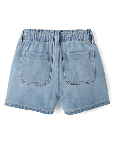Image of The Children's Place Girls Denim Shortie Shorts