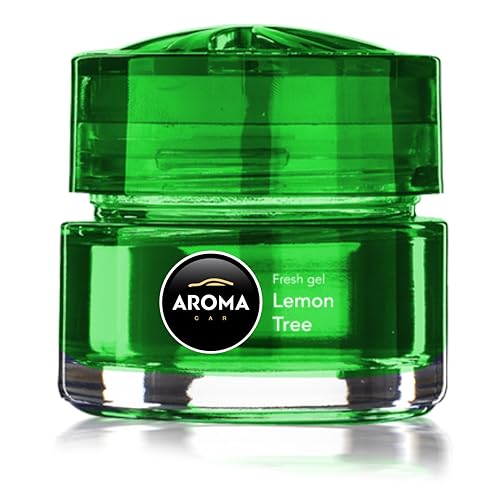 Image of Aroma Car Perfume Gel Air Freshener Lemon 50ml