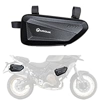 UROUK Motorrad-Werkzeugtasche 1,5L Motorrad-Aufbewahrungstaschen Eva Hartschalen-Tasche wasserdichte Motorradtasche 2 Stück (Linke Tasche+rechte Tasche)