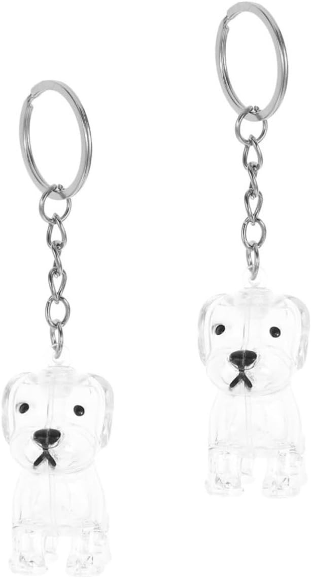 4pcs Dog Hair Collector Keychain Memorial Keepsake Box