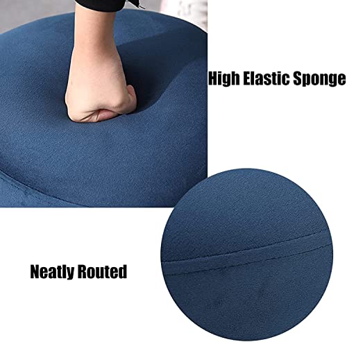 Coussin antidérapant sur ce petit tabouret bleu créatif et stable - 4