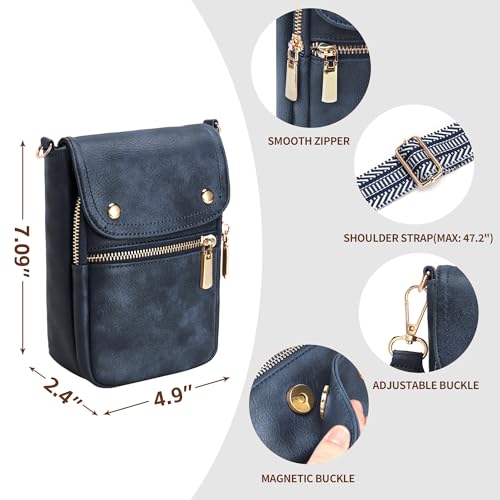 Small Crossbody Bags for Women, Cell Phone Wallet Purses with Card Slots and Adjustable Strap for Travel Casual4