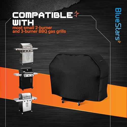 image for BlueStars 55 inch Grill Cover – Heavy‑Duty Waterproof 600D BBQ Cov