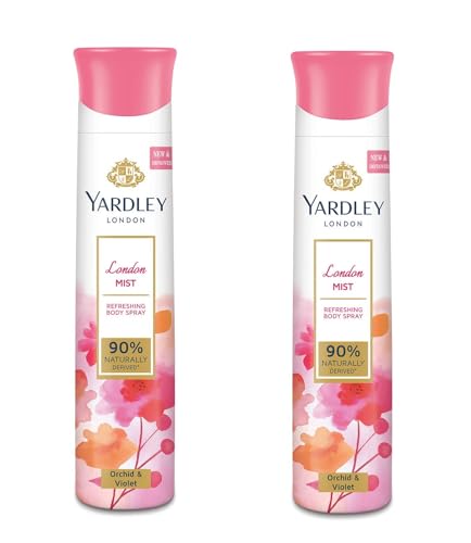Yardley London Mist Deodorant Spray For Women 150-Ml (Pack Of 2)