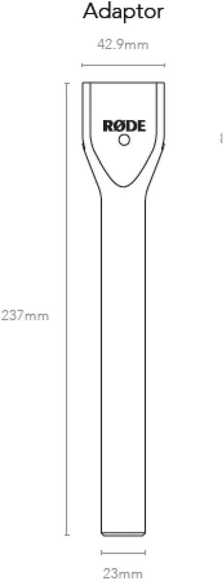 RØDE Interview GO Handheld Adaptor for RØDE Wireless Microphones (Black) - Image 3