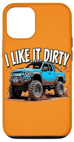 I Like it Dirty �I�t���[�h 4X4 �g���b�N �X�}�z�P�[�X iPhone 12/12 Pro �p