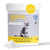 NutriLabs Irostol® Pulver für Katzen 100 g - Katzen Nahrungsergänzung mit MSM, Biotin & Omegafettsäuren - wichtige Katzen Vitamine - Gesundheitsprodukte für Katzen - Fellpflege Katze