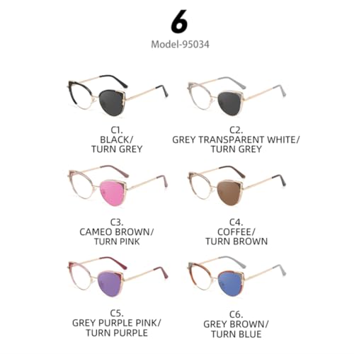Lunettes de soleil de luxe œil de chat protectrices lumière bleue pour femmes - 7