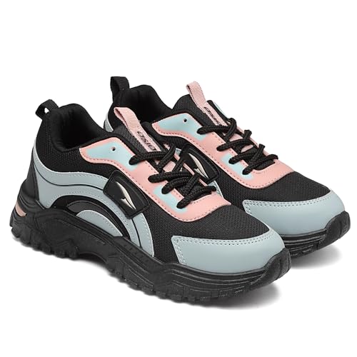 Image of ASIAN Women FLORA-03 Running and Casual wear Running Shoes with Laces, Lightweight and Comfortable Shoes Gym and Sports Shoes for Women & Girls with Stylish Design
