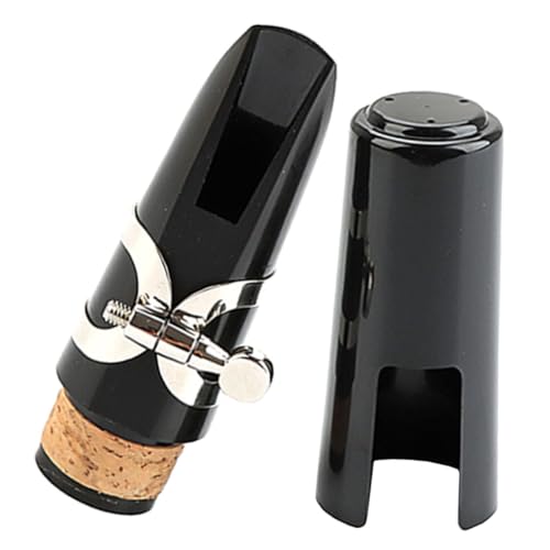 BESPORTBLE Mouthpieces Clarinet with Cap Woodwind Instrument Accessories for Rich Tone and Enhanced Playability for Beginners and Intermediate Players