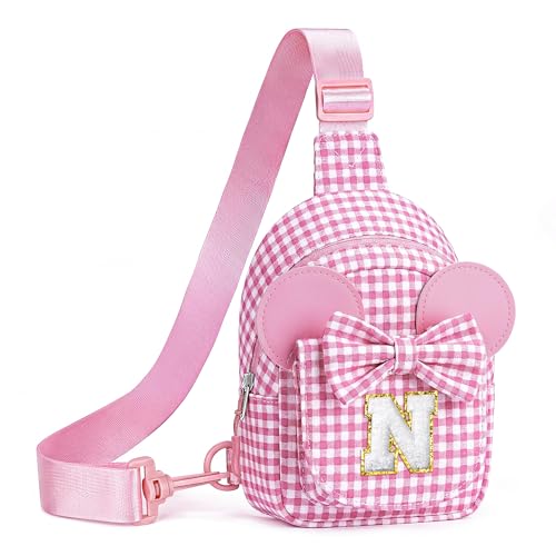 Image of Anoup 3 4 5 6 7 Year Old Gifts for Kids Girls, Crossbody Bag Purse Pink N