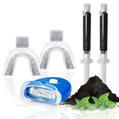 Kit blanchiment dentaire White First - Kit blanchissement dentaire avec 20ml de gel blanchiment au charbon actif goût menthe fraîche Cover