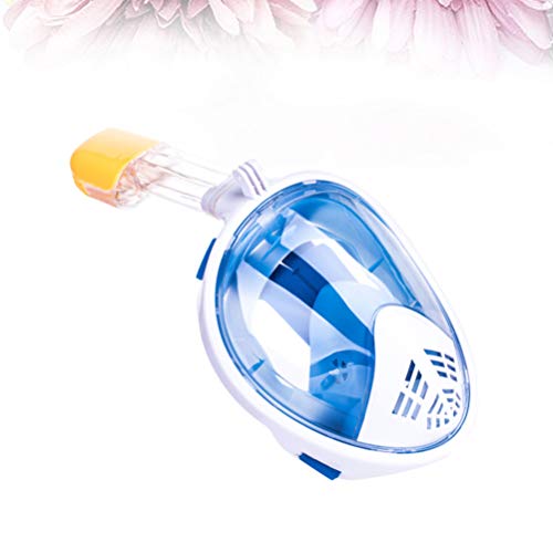 IMIKEYA Máscara de Snorkel para Mergulho, Máscara de Mergulho, Óculos de Mergulho para Crianças (Azu