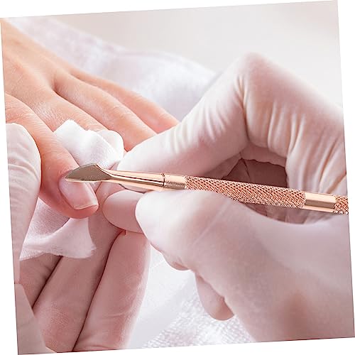 NOLITOY 6 Peças Empurrador De Unhas De Dois Lados Empurrador De Pedicure Removedor De Esmalte De Vid