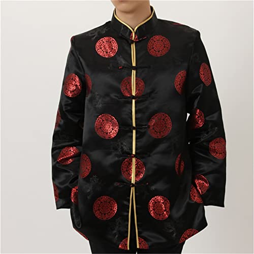 Tang Suit Chinese Traditional Clothing Men Chinese Style Retro Jacket Coat2