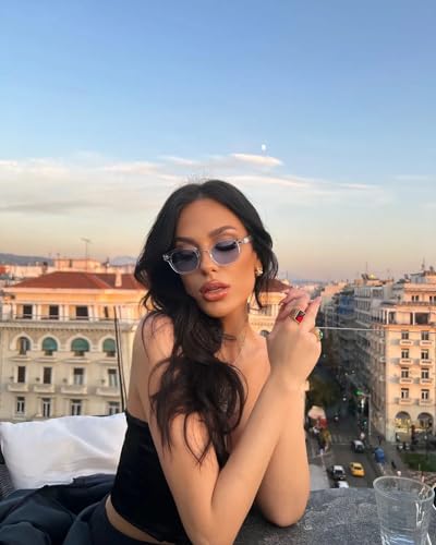 Pro Acme Vintage Sunglasses for Women Men Round Retro Cute Eyewear for Small Face UV400 Protection Sun Glasses PAZ62012