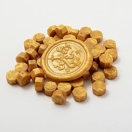 M & CO Seal Beads – 100 PCS Gold Beads for Wax Sealing Letters, Invitations, Envelopes, and Craft Projects-image-32