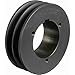 Browning 5Q5V49 Split Taper Sheave, Cast Iron, 5 Groove, 5V Belt, Uses Q2 Bushing