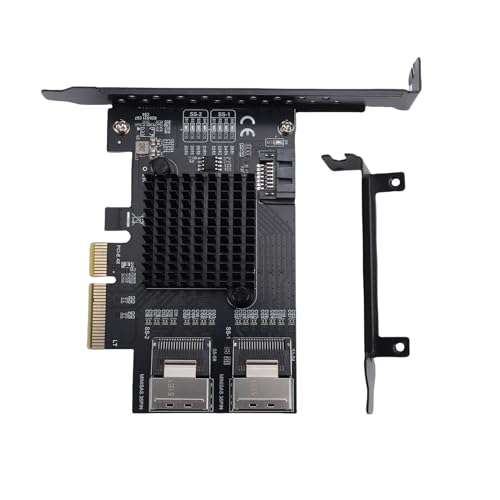 Carte PCIe Annadue double SFF 8087 avec débit stable de 6 Gbit/s pour serveur de bureau